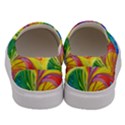 Fractal Bright Exploding Brilliant Men s Canvas Slip Ons View4