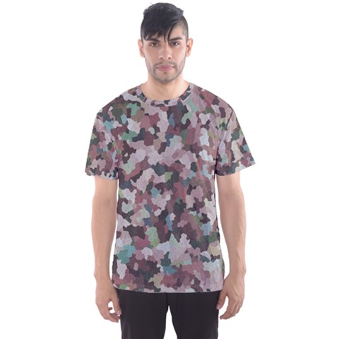 Gray Facets Men s Sports Mesh Tee by artifiart