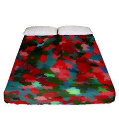 Redness Fitted Sheet (queen Size)