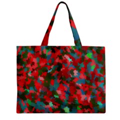 Redness Zipper Mini Tote Bag by artifiart