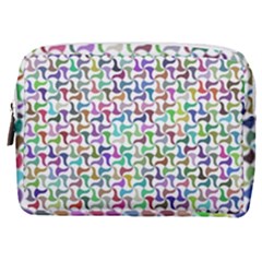 Geometric Floral Shape Geometrical Make Up Pouch (medium) by Pakrebo