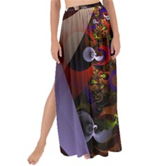 Metals Electrical Maxi Chiffon Tie-up Sarong by Pakrebo