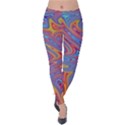 Fractal Psychedelic Fantasy Surreal Velvet Leggings View1