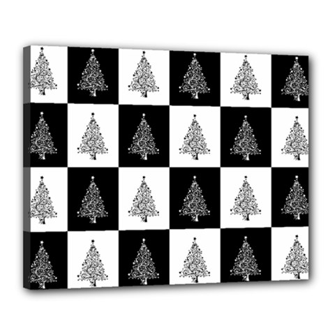 Christmas Tree Christmas Tree Canvas 20  x 16  (Stretched)