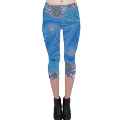 Fractal Artwork Artwork Fractal Art Capri Leggings  by Pakrebo