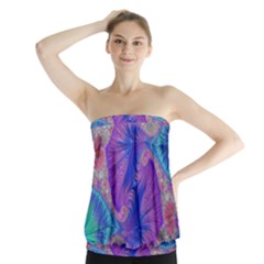 Fractal Artwork Art Design Strapless Top by Pakrebo