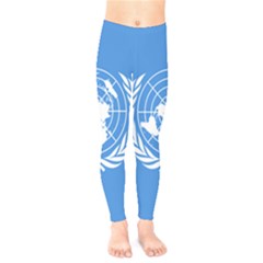 Flag Of United Nations Kids  Legging by abbeyz71