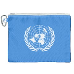 Flag Of United Nations Canvas Cosmetic Bag (xxl) by abbeyz71