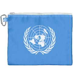 Flag Of United Nations Canvas Cosmetic Bag (xxxl) by abbeyz71