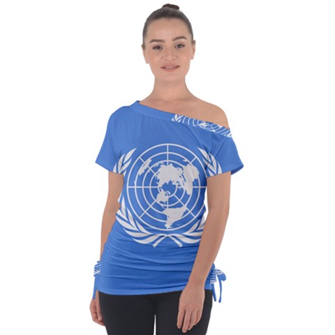 Flag Of United Nations, 1945-1947 Tie-up Tee by abbeyz71