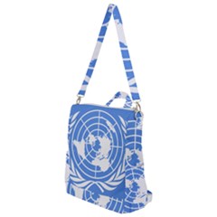 Square Flag Of United Nations Crossbody Backpack by abbeyz71