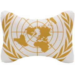 Emblem Of United Nations Seat Head Rest Cushion by abbeyz71