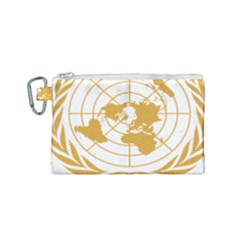 Emblem Of United Nations Canvas Cosmetic Bag (small) by abbeyz71