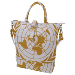 Emblem Of United Nations Buckle Top Tote Bag by abbeyz71