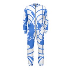 Blue Emblem Of United Nations Onepiece Jumpsuit (kids) by abbeyz71