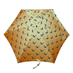 Blue Bird Of Happiness - Sunset (colourglide) - By Larenard Mini Folding Umbrellas