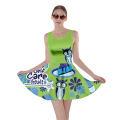 Self Care Goals (green) Skater Dress by TransfiguringAdoptionStore