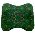 Stars Shining Over The Brightest Star In Lucky Starshine Velour Head Support Cushion View1