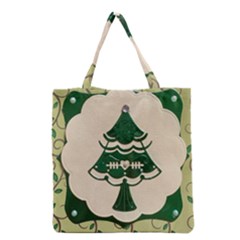 Oh Christmas Tree Grocery Tote Bag by DeneWestUK