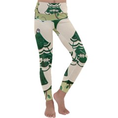 Oh Christmas Tree Kids  Lightweight Velour Classic Yoga Leggings by DeneWestUK