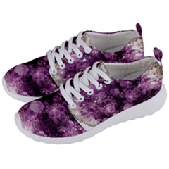 Amethyst Purple Violet Geode Slice Men s Lightweight Sports Shoes by genx