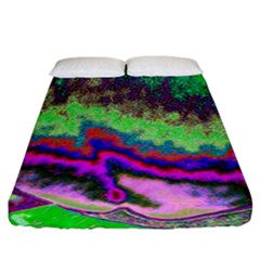 Clienmapcoat Fitted Sheet (california King Size) by PurpleDuckyDesigns