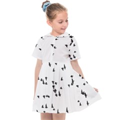 My Flock - Black & White Kids  Sailor Dress by WensdaiAmbrose