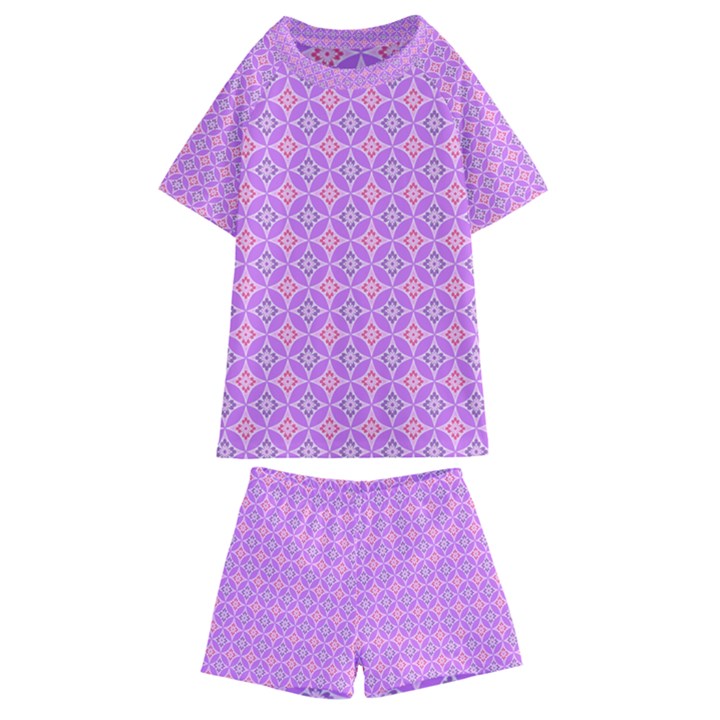 Wreath Differences Kids  Swim Tee and Shorts Set