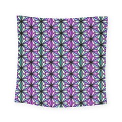 Geometric Patterns Triangle Seamless Square Tapestry (small) by Pakrebo