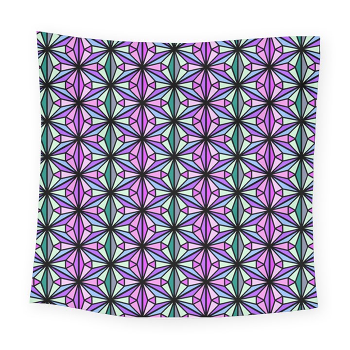 Geometric Patterns Triangle Seamless Square Tapestry (Large)