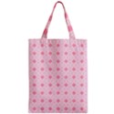 Traditional Patterns Pink Octagon Zipper Classic Tote Bag View1