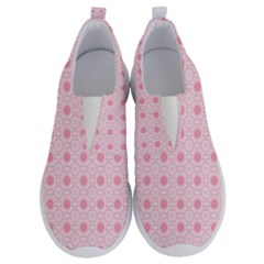 Traditional Patterns Pink Octagon No Lace Lightweight Shoes by Pakrebo