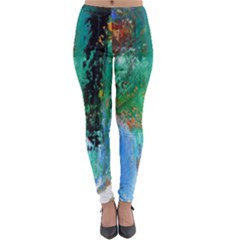 Garden 2 Lightweight Velour Leggings by WILLBIRDWELL