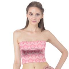 Damask Floral Design Seamless Tube Top by Pakrebo