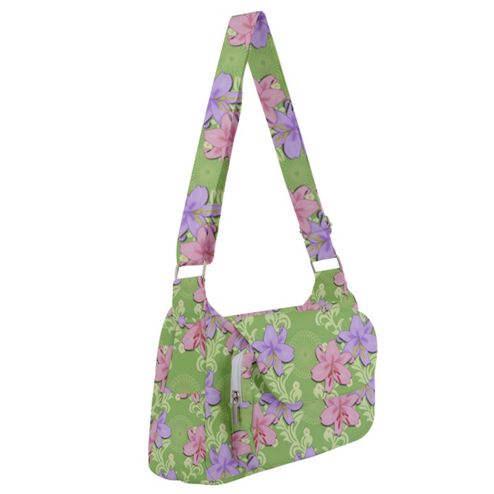 Lily Flowers Green Plant Natural Post Office Delivery Bag