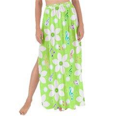 Zephyranthes Candida White Flowers Maxi Chiffon Tie-up Sarong by Pakrebo