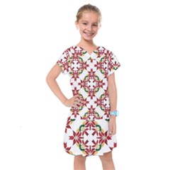 Christmas Wallpaper Background Kids  Drop Waist Dress