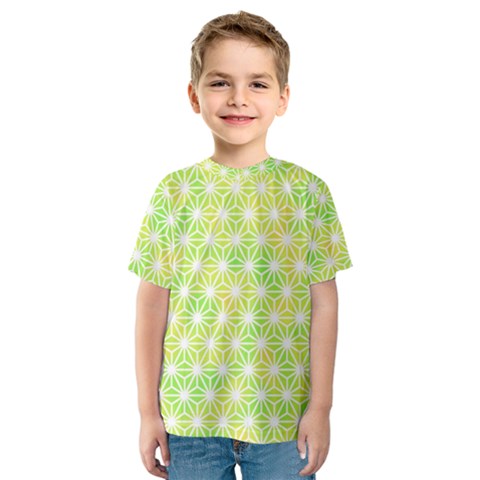 Traditional Patterns Hemp Pattern Green Kids  Sport Mesh Tee by Pakrebo