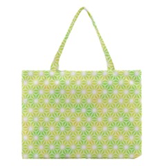 Traditional Patterns Hemp Pattern Green Medium Tote Bag by Pakrebo