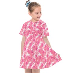 Phlox Spring April May Pink Kids  Sailor Dress by Pakrebo