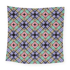 Pattern Wallpaper Background Square Tapestry (large)