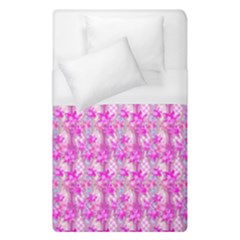 Maple Leaf Plant Seamless Pattern Pink Duvet Cover (single Size) by Pakrebo