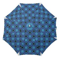 Blue Tile Wallpaper Texture Straight Umbrellas