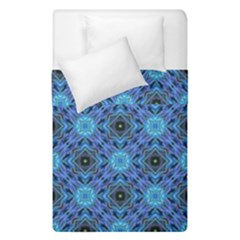 Blue Tile Wallpaper Texture Duvet Cover Double Side (Single Size)