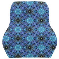 Blue Tile Wallpaper Texture Car Seat Back Cushion 