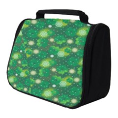 4 Leaf Clover Star Glitter Seamless Full Print Travel Pouch (small)