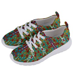 Raining Paradise Flowers In The Moon Light Night Women s Lightweight Sports Shoes by pepitasart