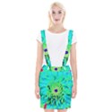 Aqua Cactus Dahlia Braces Suspender Skirt View1