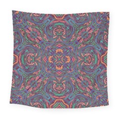 Tile Repeating Colors Textur Square Tapestry (large)