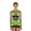 Pattern Abstract Background Art Green Sport Tank Top  View1